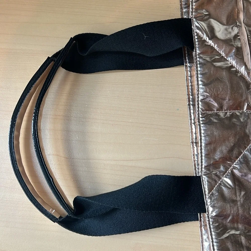 Victoria's Secret Gold Metallic Tote - Picture 4 of 7